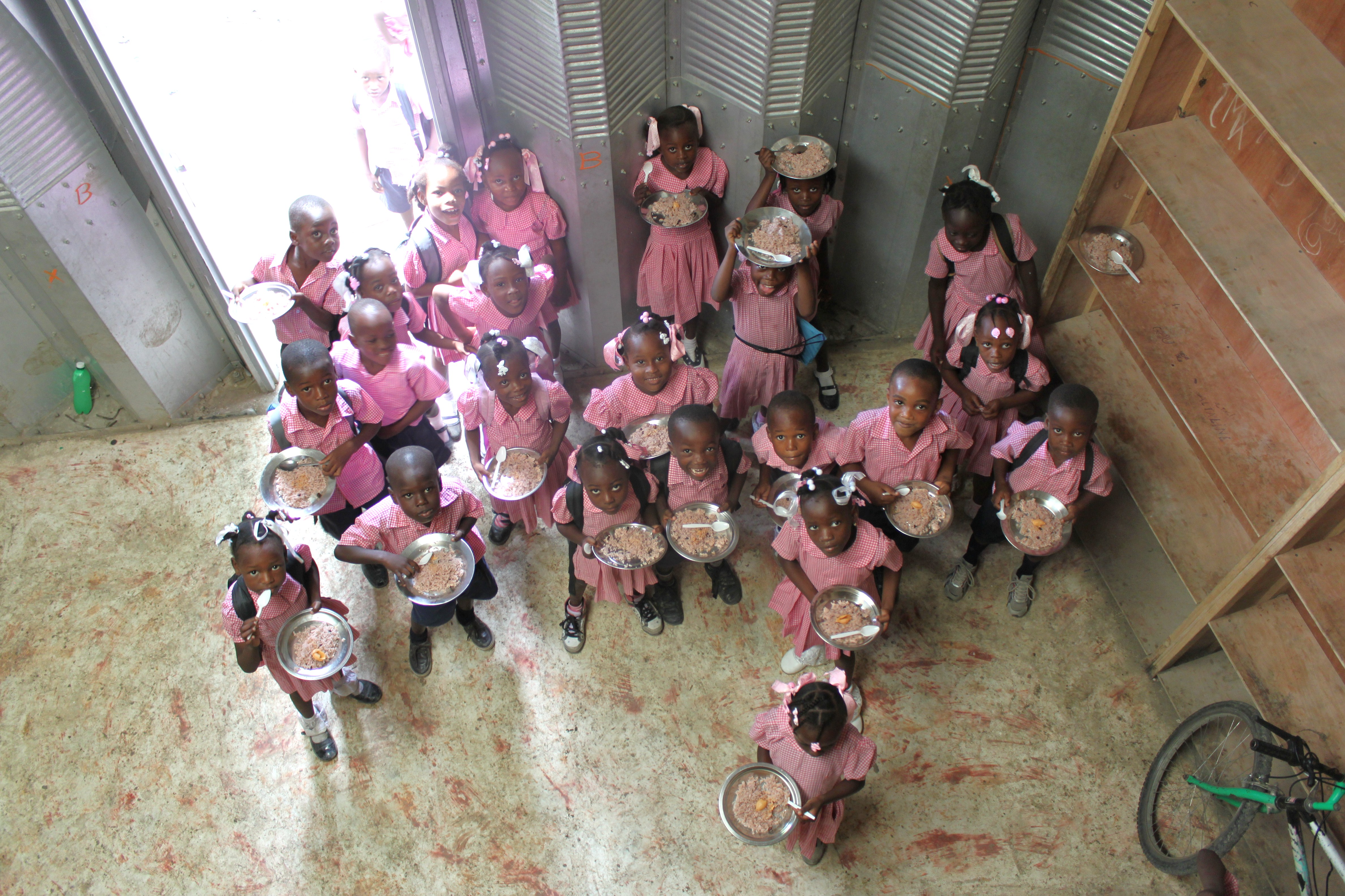 looking through ripped tarp Looking through ripped tarp